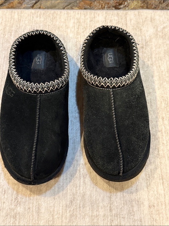 UGG Other - UGG Tasman men’s size 8 Black Suede Slip-On Moccasin Clogs